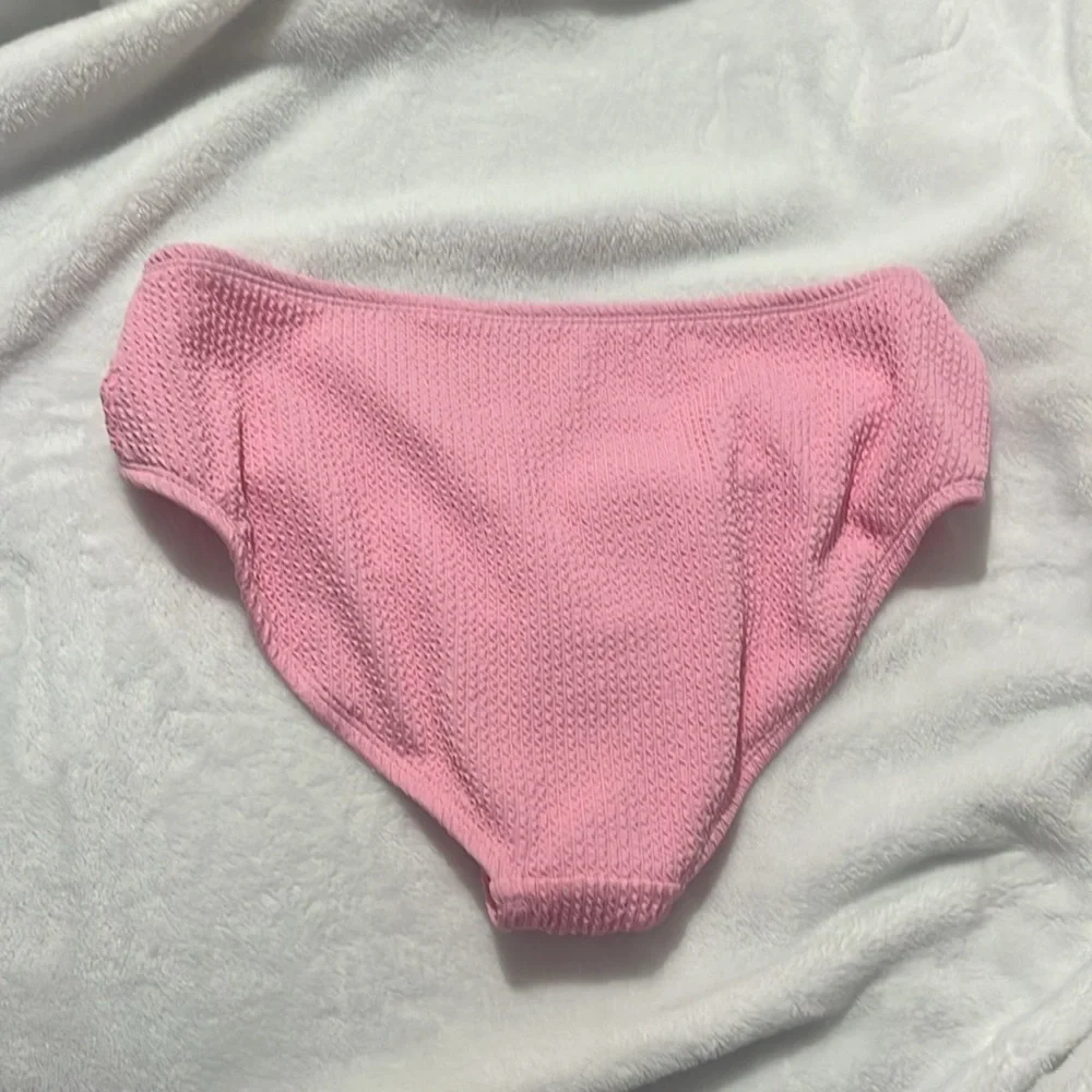 New Wonder Nation Girls Tie Front Bikini Swimsuit with UPF 50 Size XL 14-16 NWT